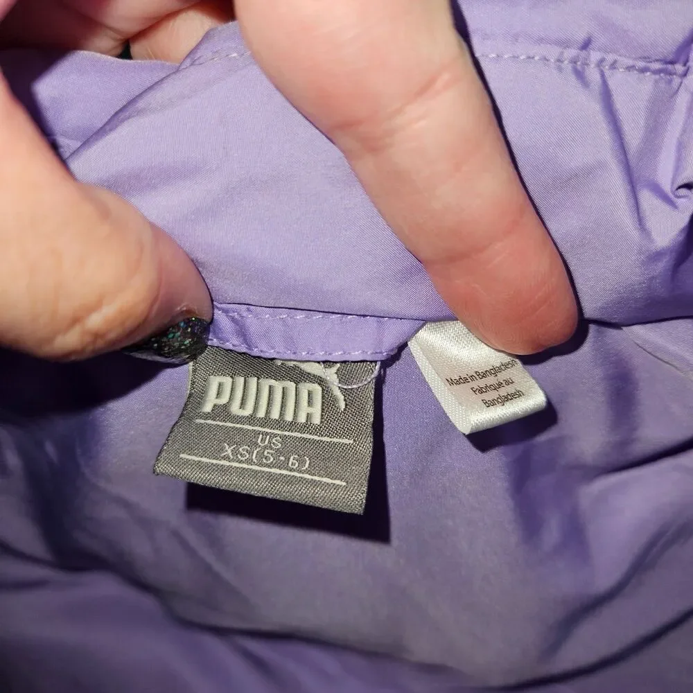 PUMA Puffer Vest Outdoor Girls Size XS 5-6
